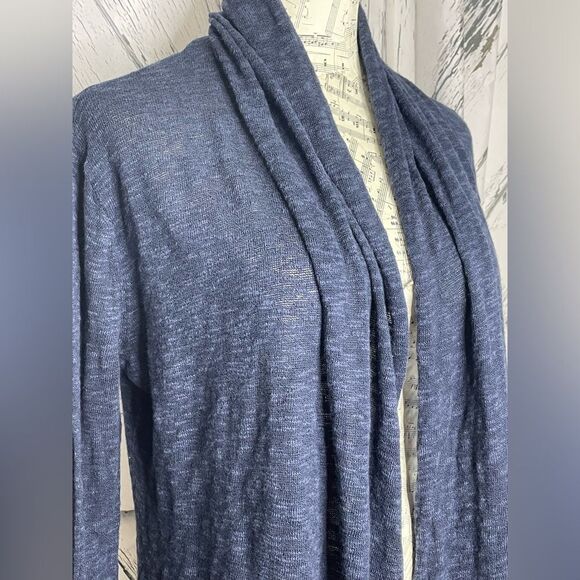 Stitchdrop Cardigan Shawl Collar Navy M - Picture 2 of 7